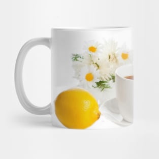 Lemon Tea and Daisies Mug